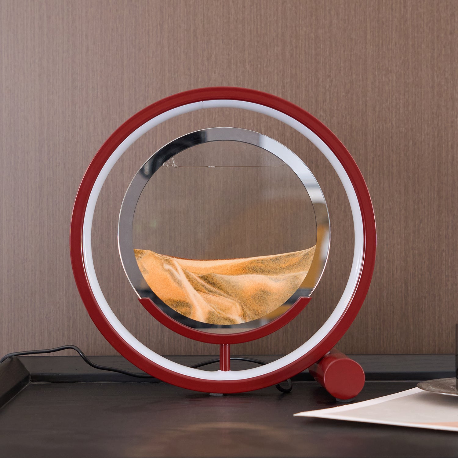 Relaxing Sand Table Lamp - Zen Meditation Decor for Home, Office & Yoga Studio - Perfect for Stress Relief & Relaxation