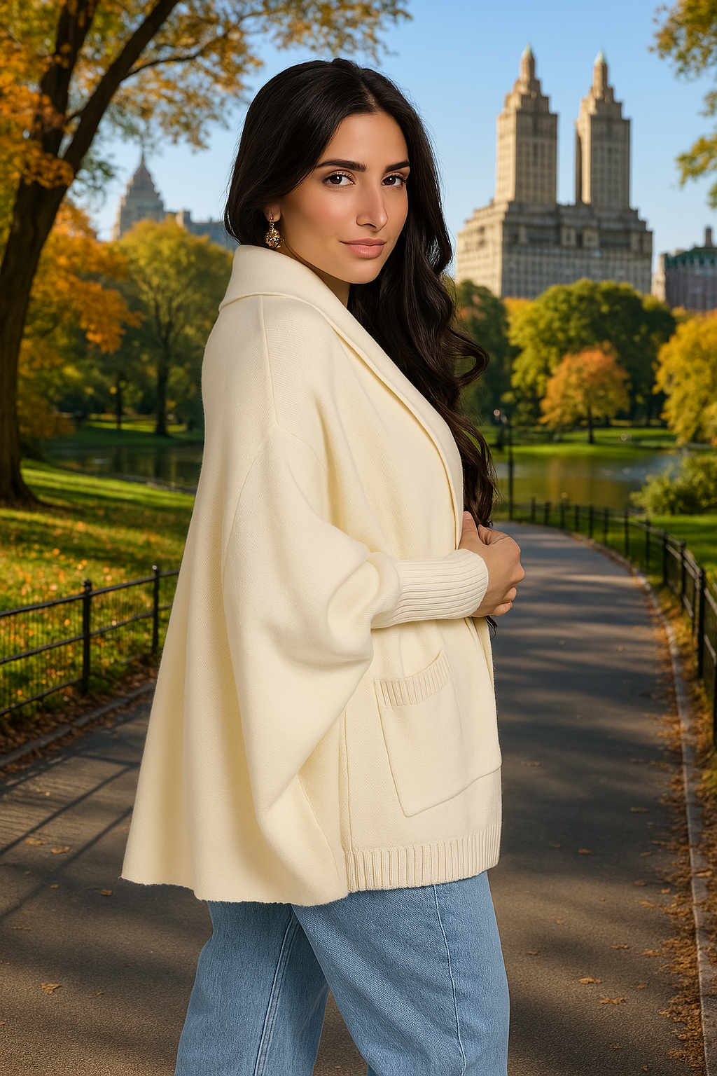 Open Front Oversize Cardigan for Women - Soft Chunky Knit Long Cardigan Sweater | Perfect for Fall, Winter, and Layering Outfits
