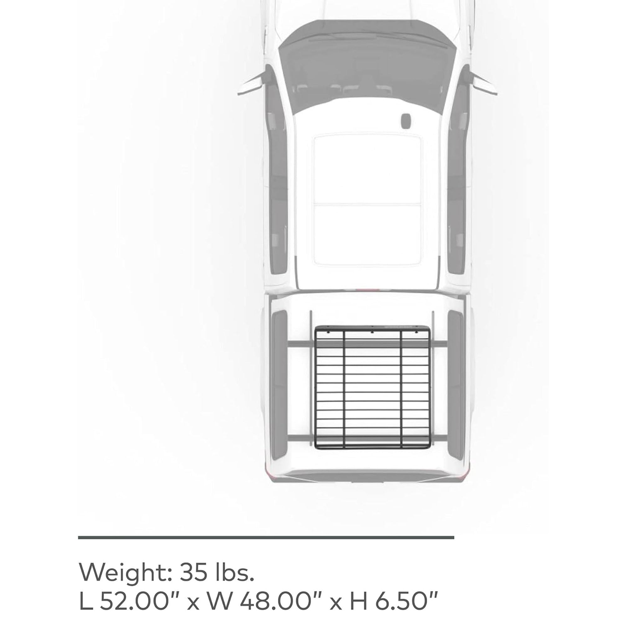 YAKIMA MegaWarrior Roof Cargo Basket - Heavy Duty Steel Rack for SUV, Truck & Van - Perfect for Camping Gear, Luggage & Outdoor Equipment Storage