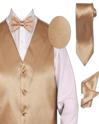 DANIEL ELLISSA Women's Solid Vest Set VS801 in Tan - Stylish Layering for Office, Casual Outfits & Fall Fashion