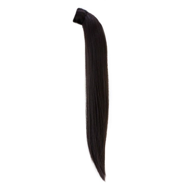 Stylish Ponytail Wrap Hair Extension - Straight & Sleek for Everyday Wear, Parties & Special Occasions