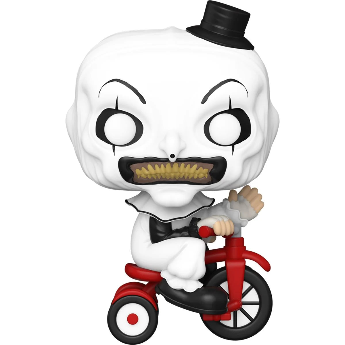 Terrifier Art the Clown with Bike - Horror Movie Collectible Figure - Perfect for Halloween Decorations & Horror Fan Collections