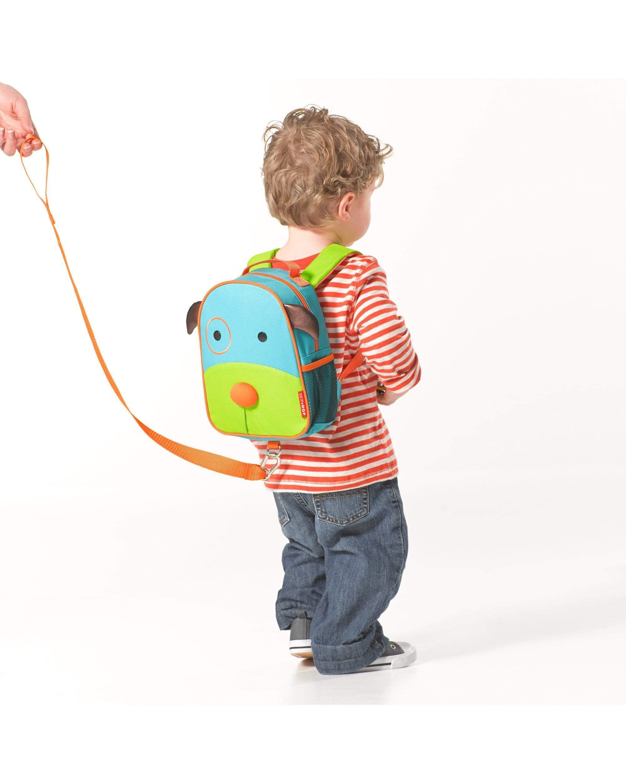 Skip Hop Zoo Mini Backpack with Safety Harness for Toddlers - Cute Animal-Themed Kids Travel Bag for Daycare, Preschool & Outdoor Adventures