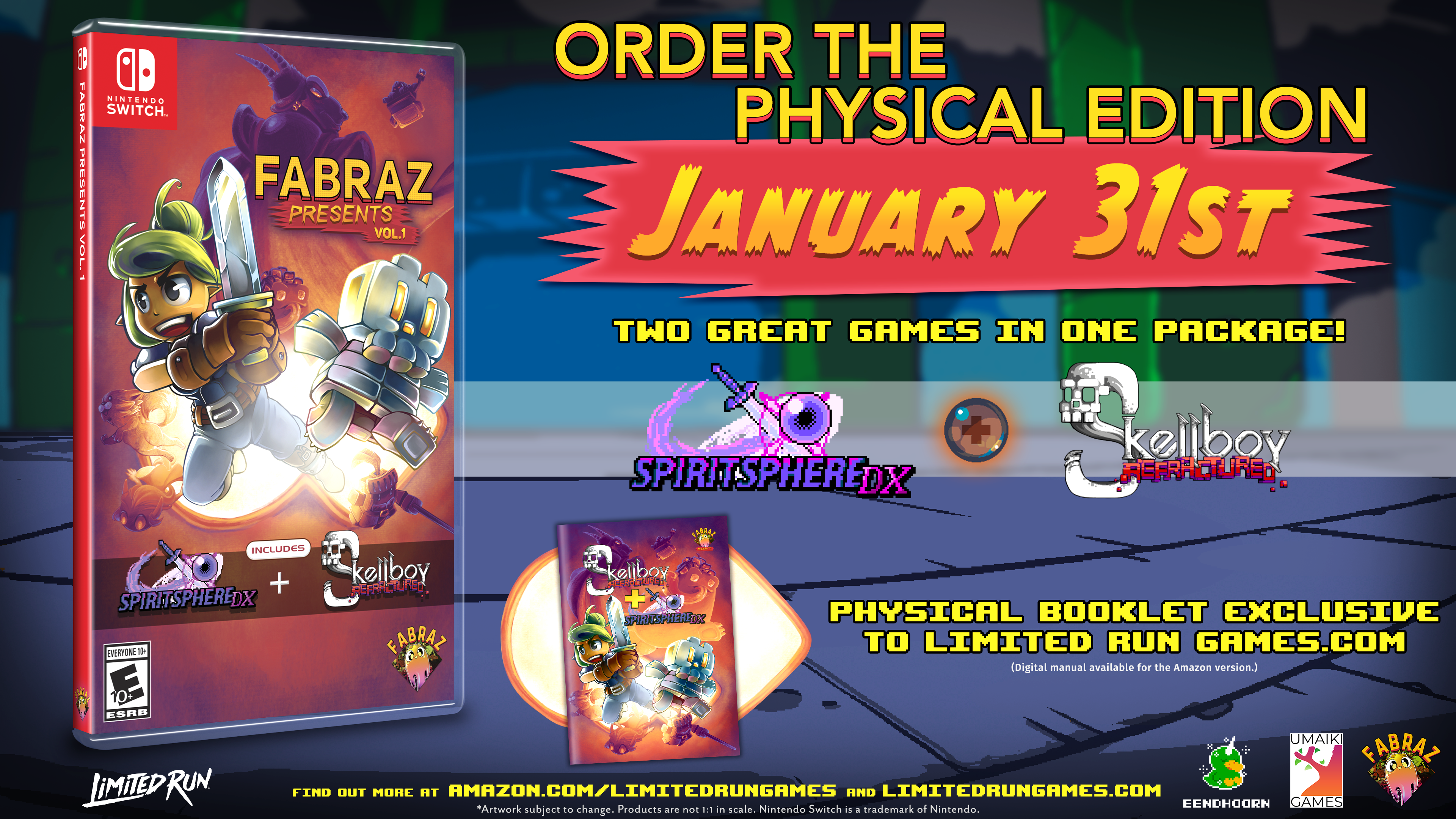 Fabraz Presents Vol. 1 - Nintendo Switch Game | Action-Adventure Platformer | Perfect for Gaming Enthusiasts & Collectors
