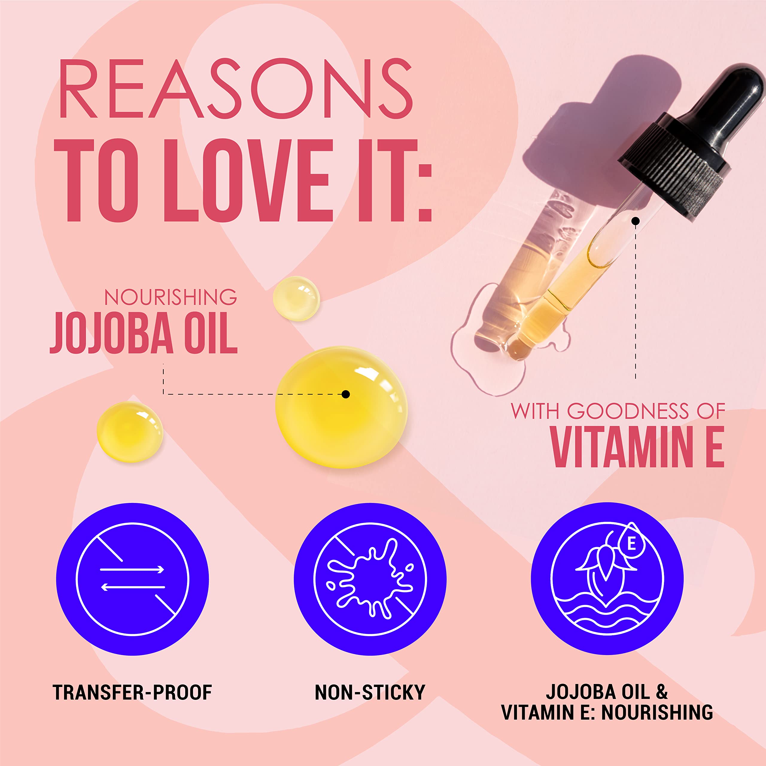 Blue Heaven Silk & Stain Lip Tint with Jojoba Oil & Vitamin E - Long Lasting, Non-Sticky, Transfer-Proof Lip Gloss - Natural Finish Raspberry Love (8ml) - Perfect for Everyday Wear, Date Nights & Special Occasions