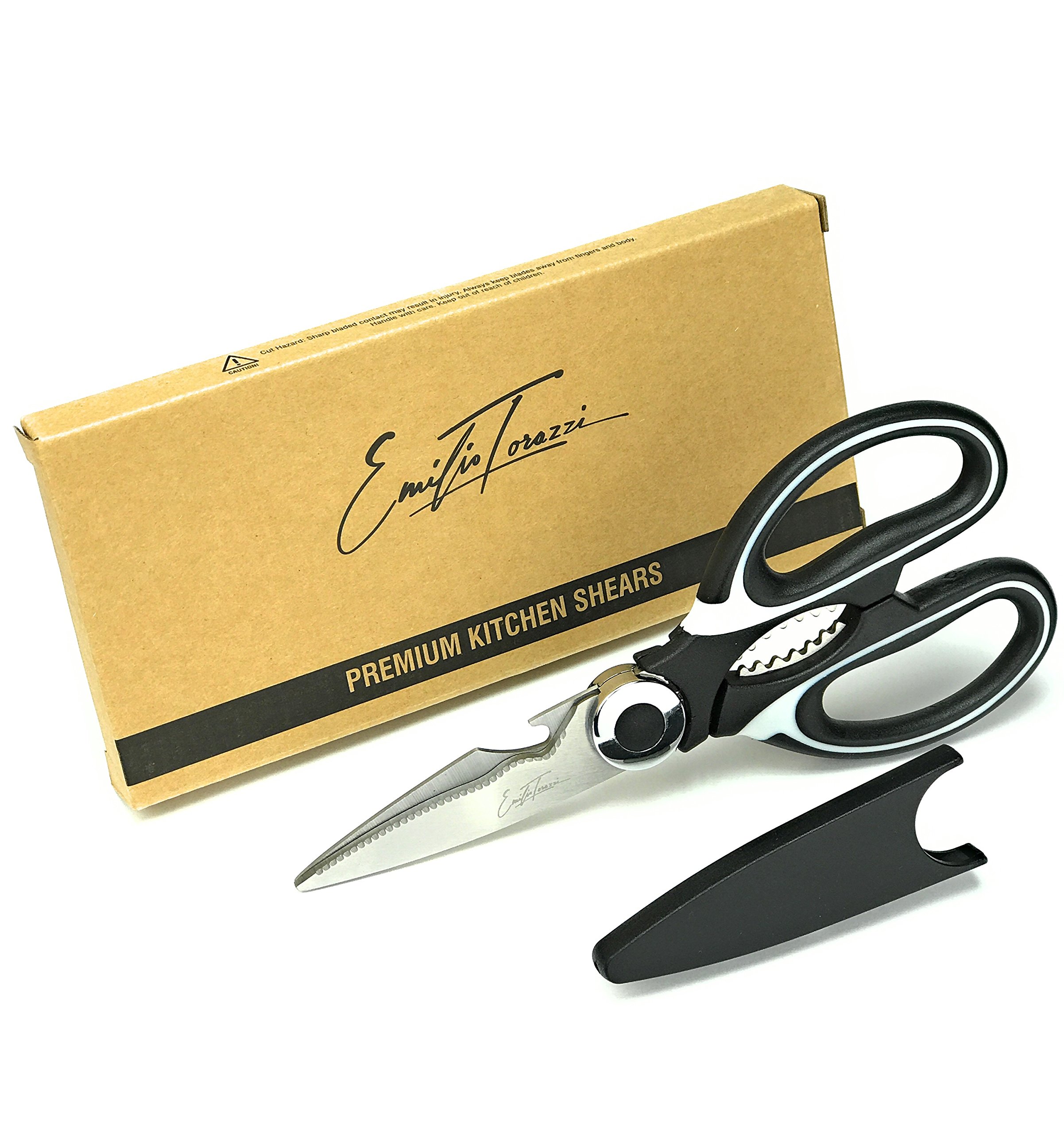 Premium Multi-Purpose Kitchen Scissors - Ultra Sharp & Dishwasher Safe for Cooking & Cutting
