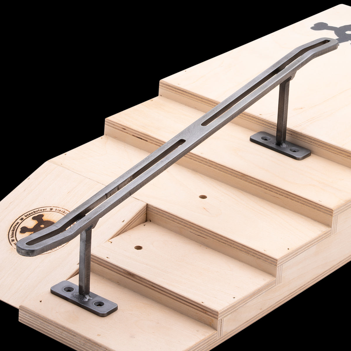 Grind Right Fingerboard Rail - The Square Doubler | Professional Skateboard Training Tool for Finger Tricks & Grinds | Perfect for Skateboarders & Fingerboard Enthusiasts at Home or Park Practice