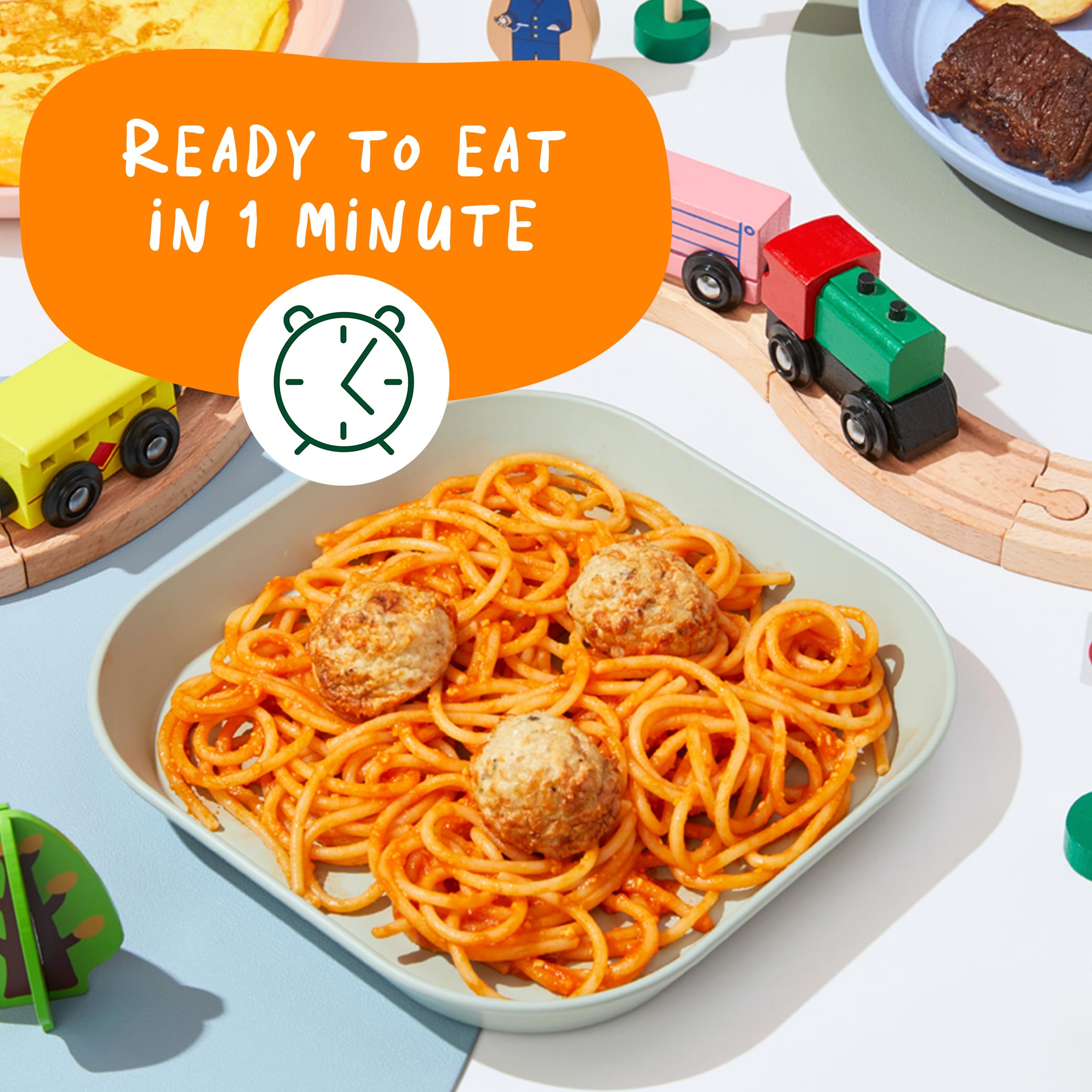 Organic Nurture Life Baby Meals & Toddler Snacks - Healthy Ready-to-Eat Pasta Variety Pack for Kids (4-Meal Set) | Fresh, Nutritious Food for School, Travel & On-the-Go Families