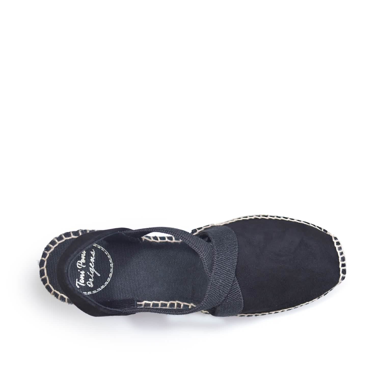 Women's Plain Suede Leather Wedge Espadrilles - Comfortable Casual Summer Shoes for Beach, Vacation & Everyday Wear | Tona