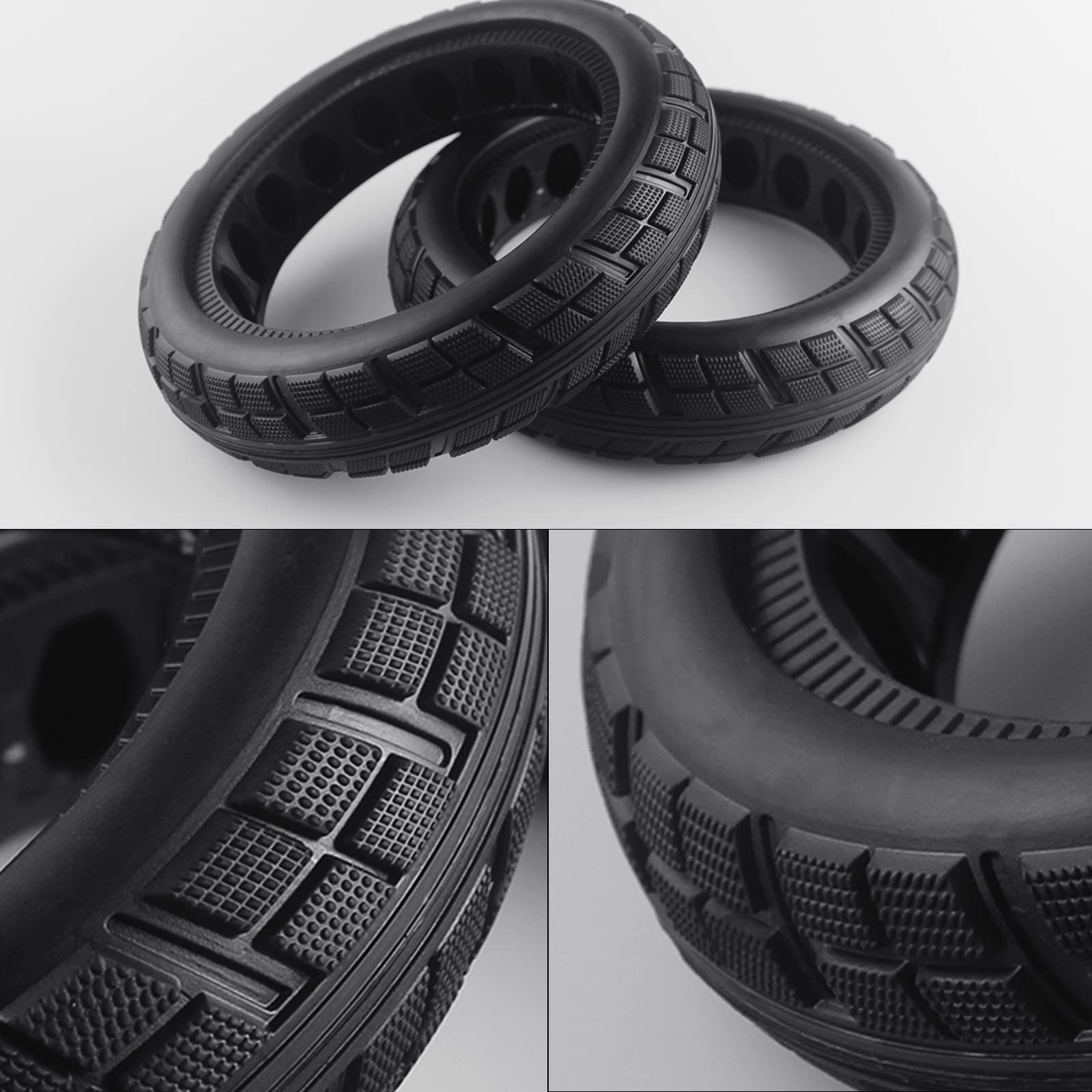 ATFArt 8.5 Inch Solid Honeycomb Scooter Tires - Replacement Tires for Xiaomi M365 Pro - Durable & Colorful Non-Pneumatic Tires for Urban Commuting & Last-Mile Transportation