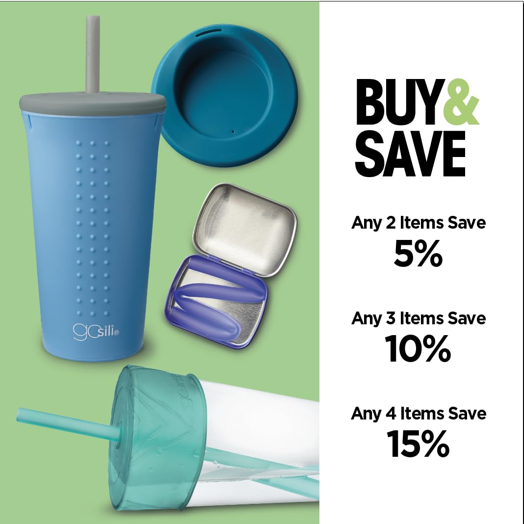Eco-Friendly Reusable Silicone Straw Tumbler - 16oz BPA-Free, Dishwasher Safe Water Bottle for Travel, Gym & Office - Watermelon Color