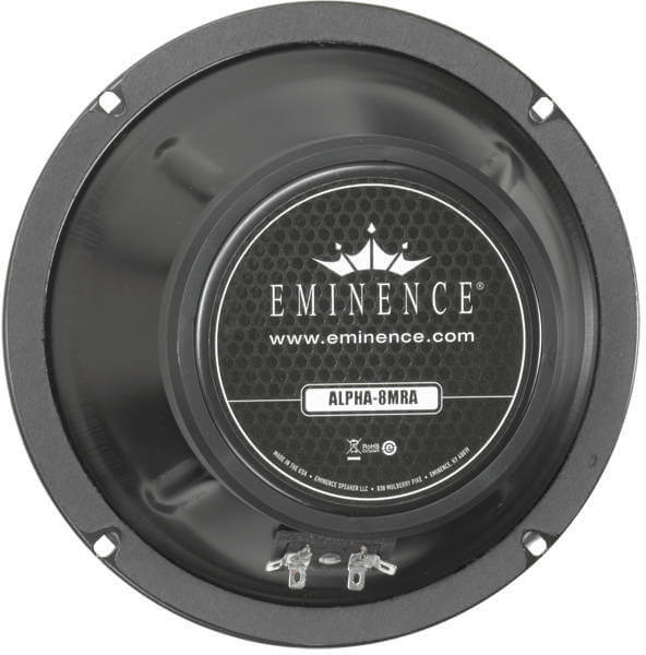 Eminence Alpha 8MRA 8 Ohm 125W Sealed Basket Professional Midrange Speaker for Studio Monitors, PA Systems & Live Sound Reinforcement