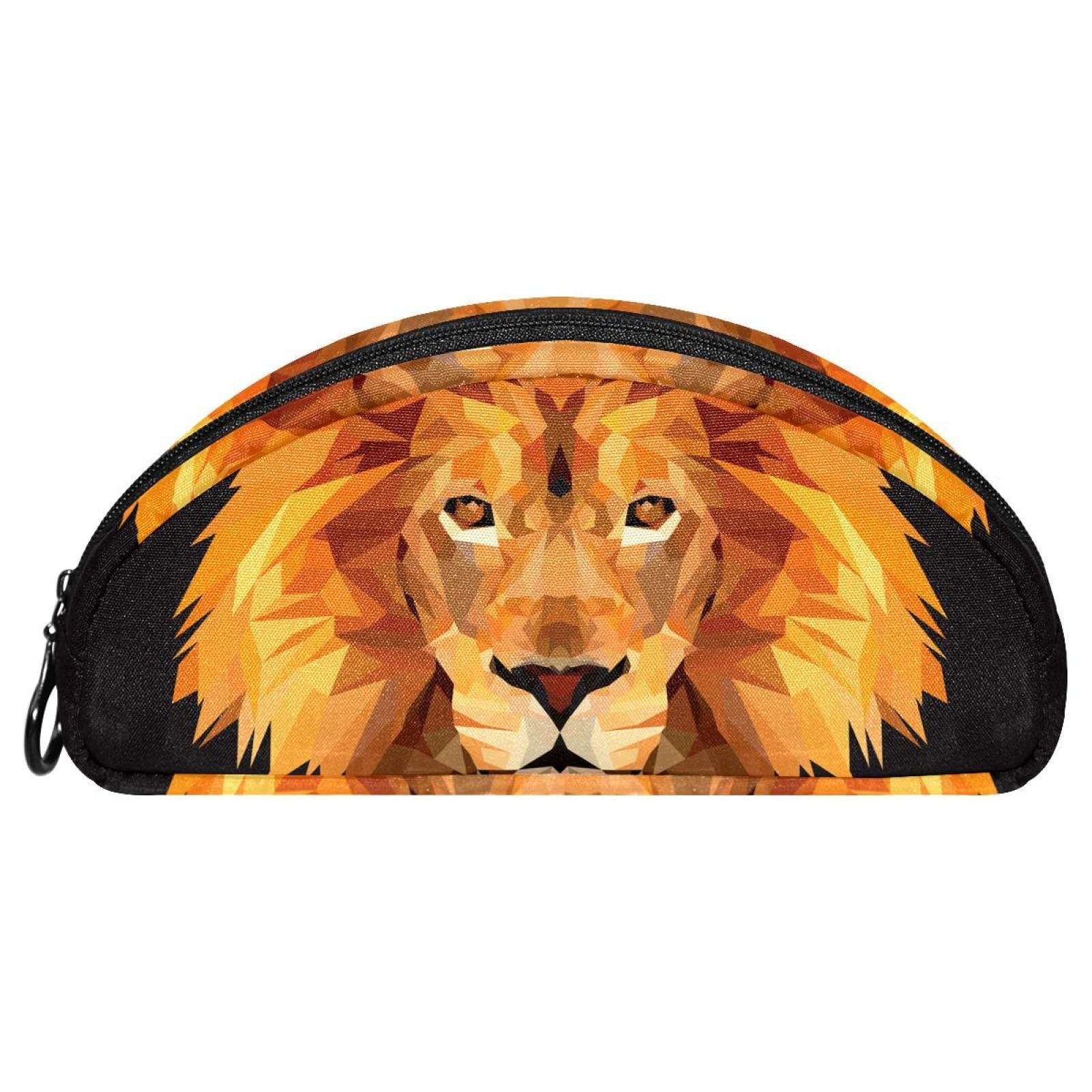 Lion Pen Holder & Pencil Organizer Case - Stylish Desktop Storage for Pens, Makeup Brushes & Office Supplies | Perfect for School, Office & Home Organization