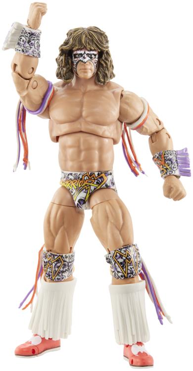 WWE Ultimate Edition Greatest Hits Ultimate Warrior Action Figure - Collectible Wrestling Toy for Fans & Display