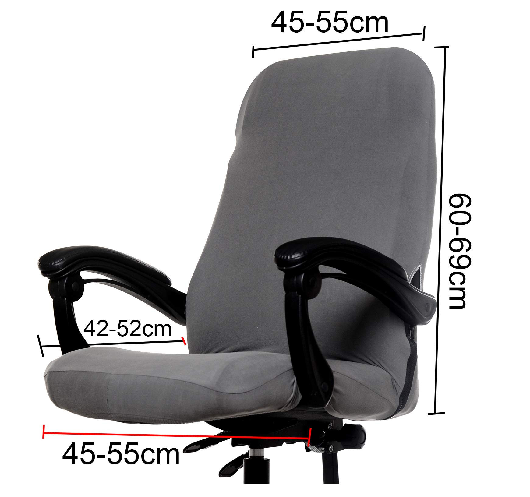 XNN Stretchable Office Chair Cover - Breathable Protective Slipcover for Computer Chairs (Large Size) | Perfect for Home Office, Gaming & Conference Room Use