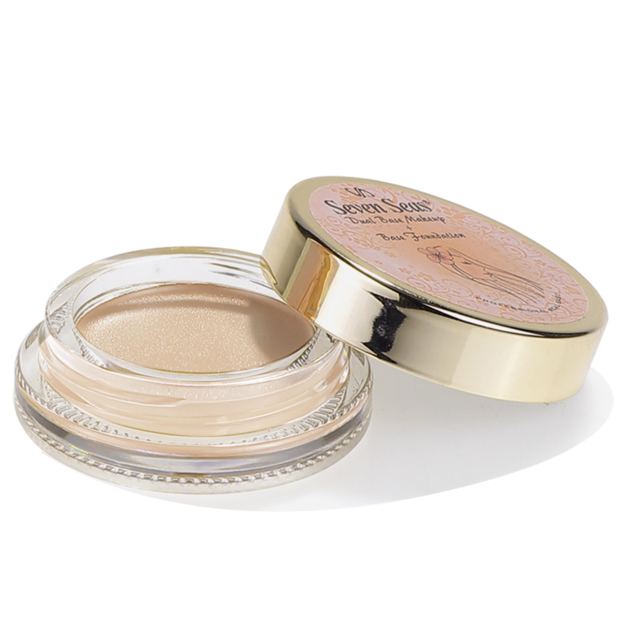 Seven Seas Mousse Foundation - Lightweight Full Coverage Foundation & Concealer for All Skin Types | Matte Finish with SPF | Long Lasting Face Makeup (Nude Beige) | Perfect for Daily Wear, Special Occasions & Photo Shoots