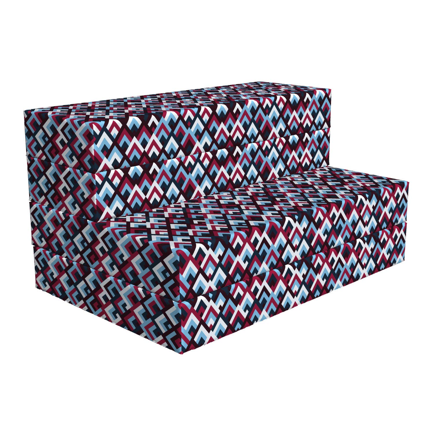 Ambesonne Geometric Triangle Foldable Mattress - 74.8
