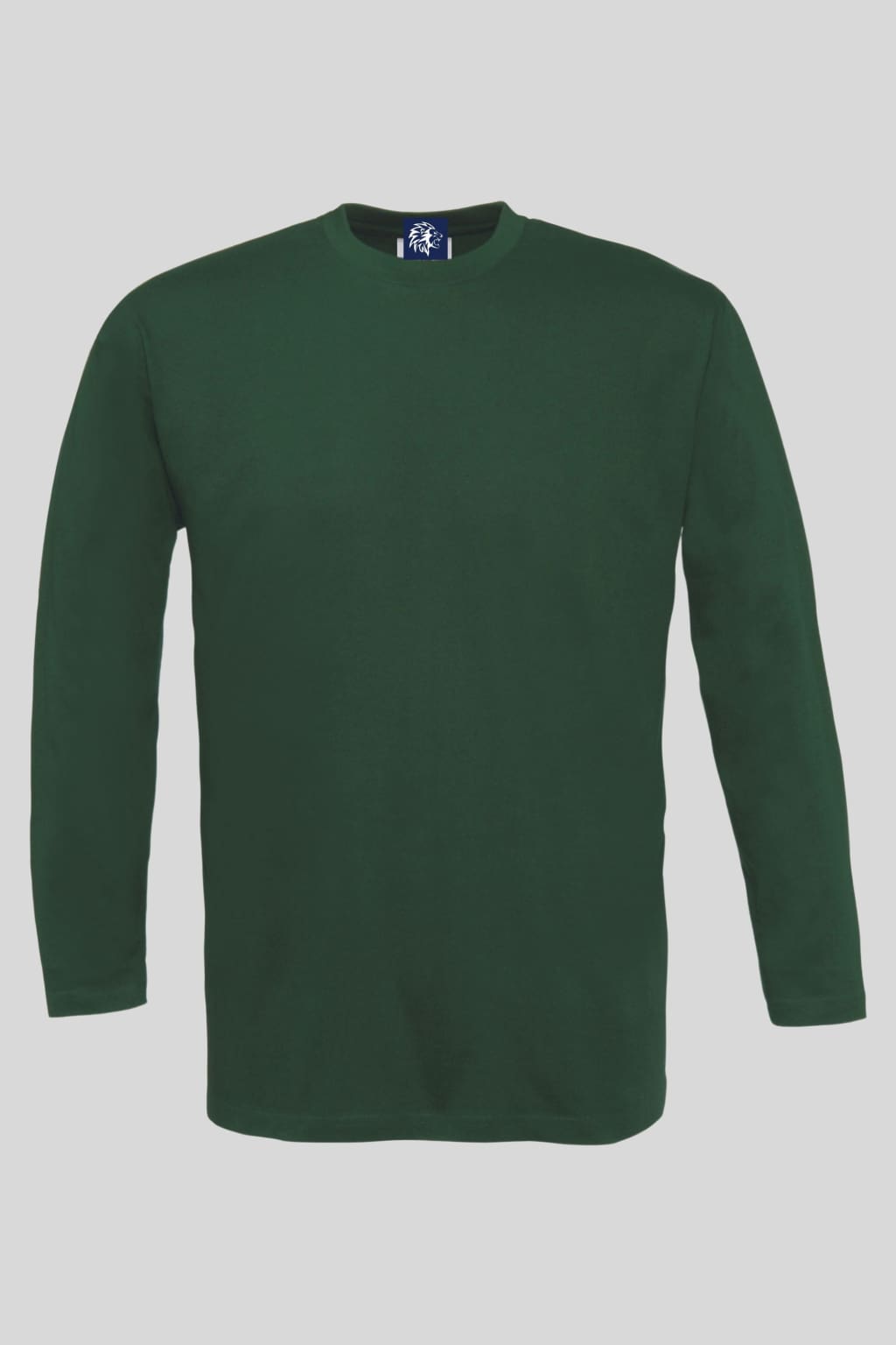 Barucci Men's Traveler Bottle Green Cotton Long Sleeve T-Shirts 3 Pack - Comfortable Casual Shirts for Travel, Hiking & Outdoor Activities