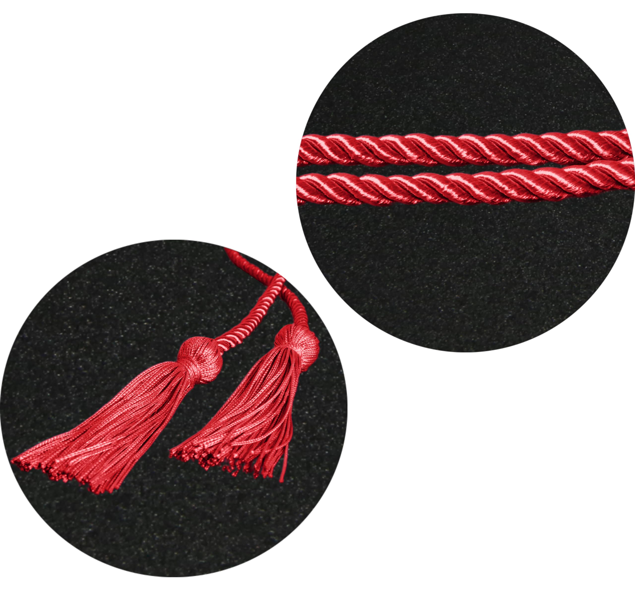 GradPlaza 68'' Graduation Honor Cord with Tassel - Academic Achievement Award, Commencement Accessory for High School & College Graduates - Perfect for Graduation Ceremonies & Photo Sessions