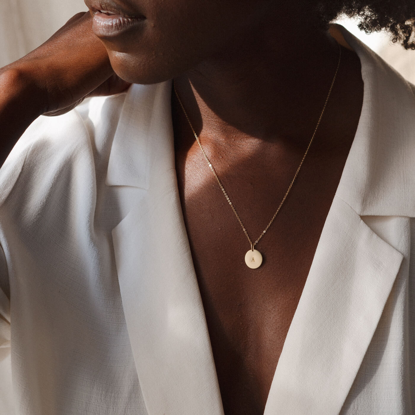 Halle + Vollmond Women's Layered Jewelry Set - Elegant Necklace and Earrings for Daily Wear, Date Night & Special Occasions