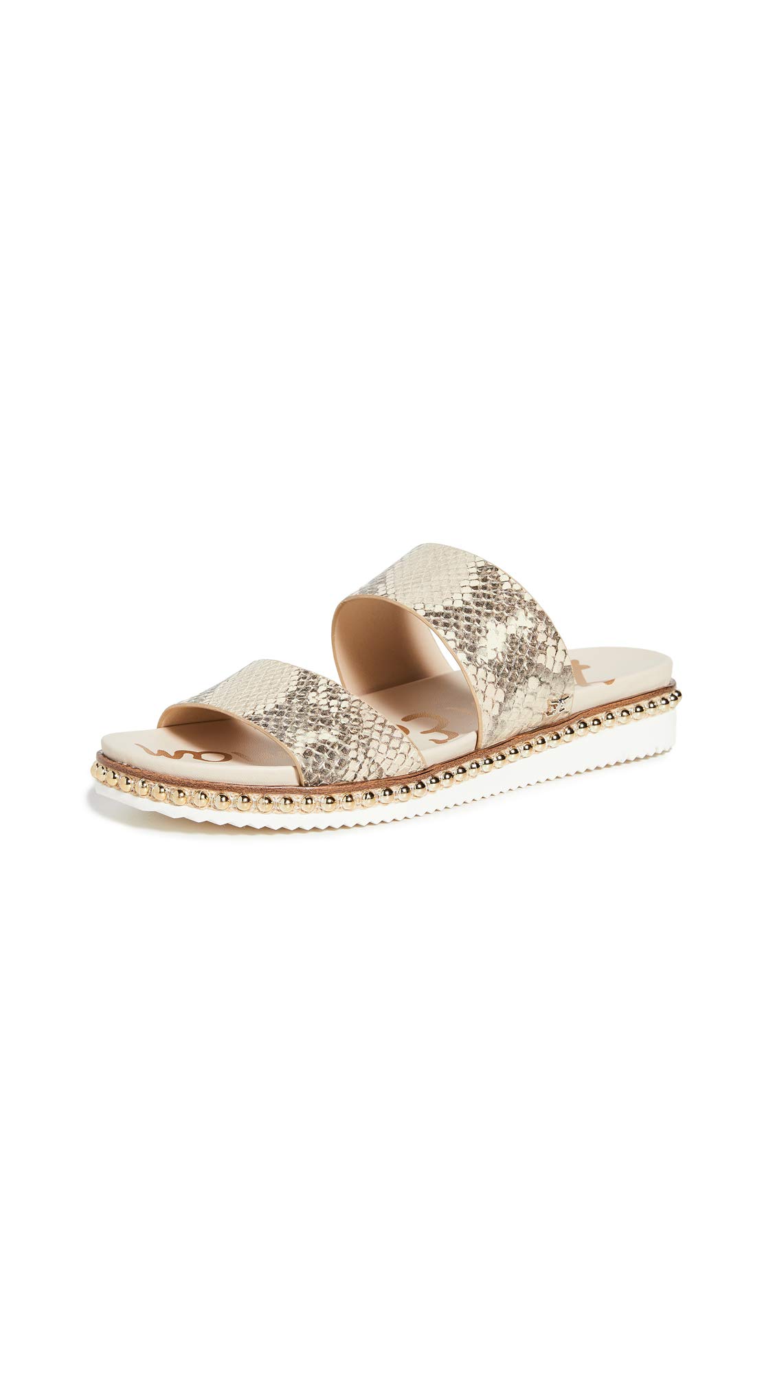Sam Edelman Women's Asha Slides - Comfortable Summer Sandals for Women, Casual Pool Slides with Arch Support | Perfect for Beach, Poolside, and Everyday Wear