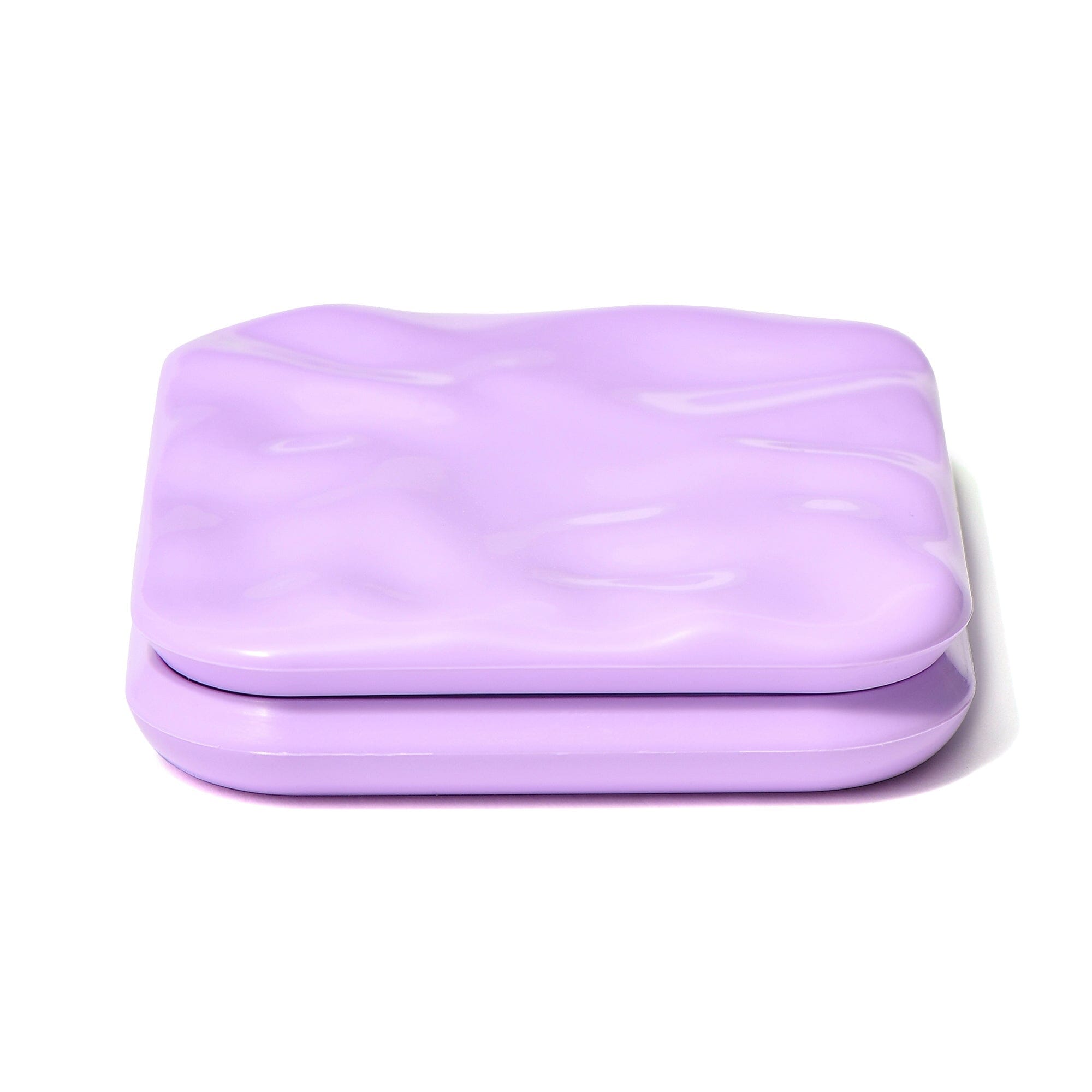 Blanche LED Compact Mirror with Bright Lights - Portable Makeup Mirror for Travel, Home, and Vanity (Purple) - Perfect for Touch-Ups, Makeup Application, and On-the-Go Beauty