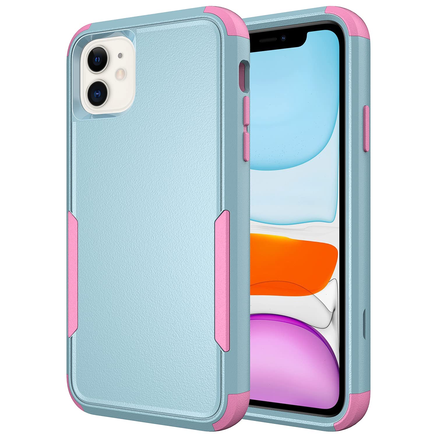 Shockproof Heavy Duty Protective Phone Case for Apple iPhone 11 - Durable Cover with Military-Grade Drop Protection | Perfect for Outdoor Activities, Travel & Everyday Use