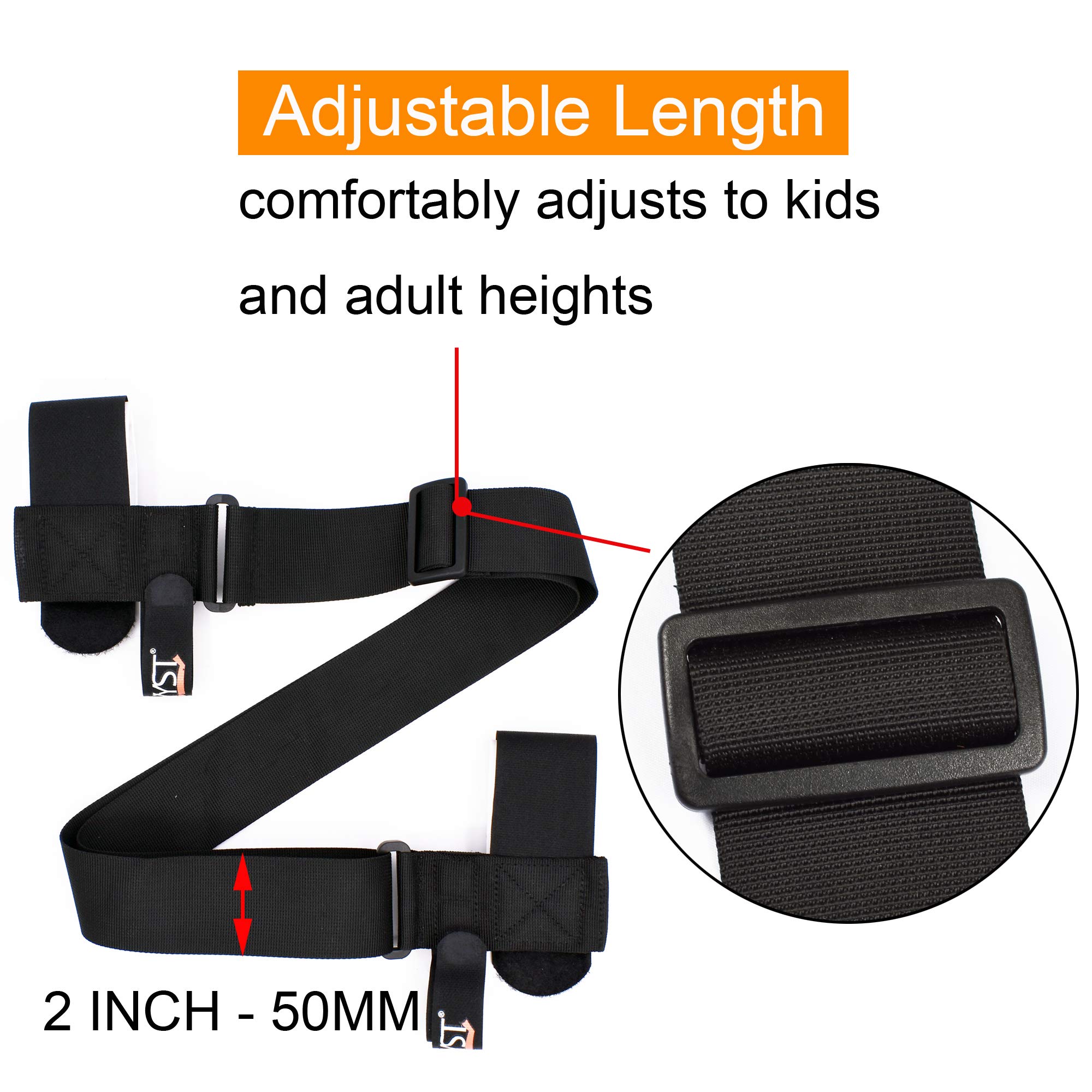 YYST Adjustable Ski Shoulder Carrier & Boot Strap - Lightweight Ski Equipment for Easy Transport | Perfect for Skiing, Snowboarding & Winter Sports Gear Storage