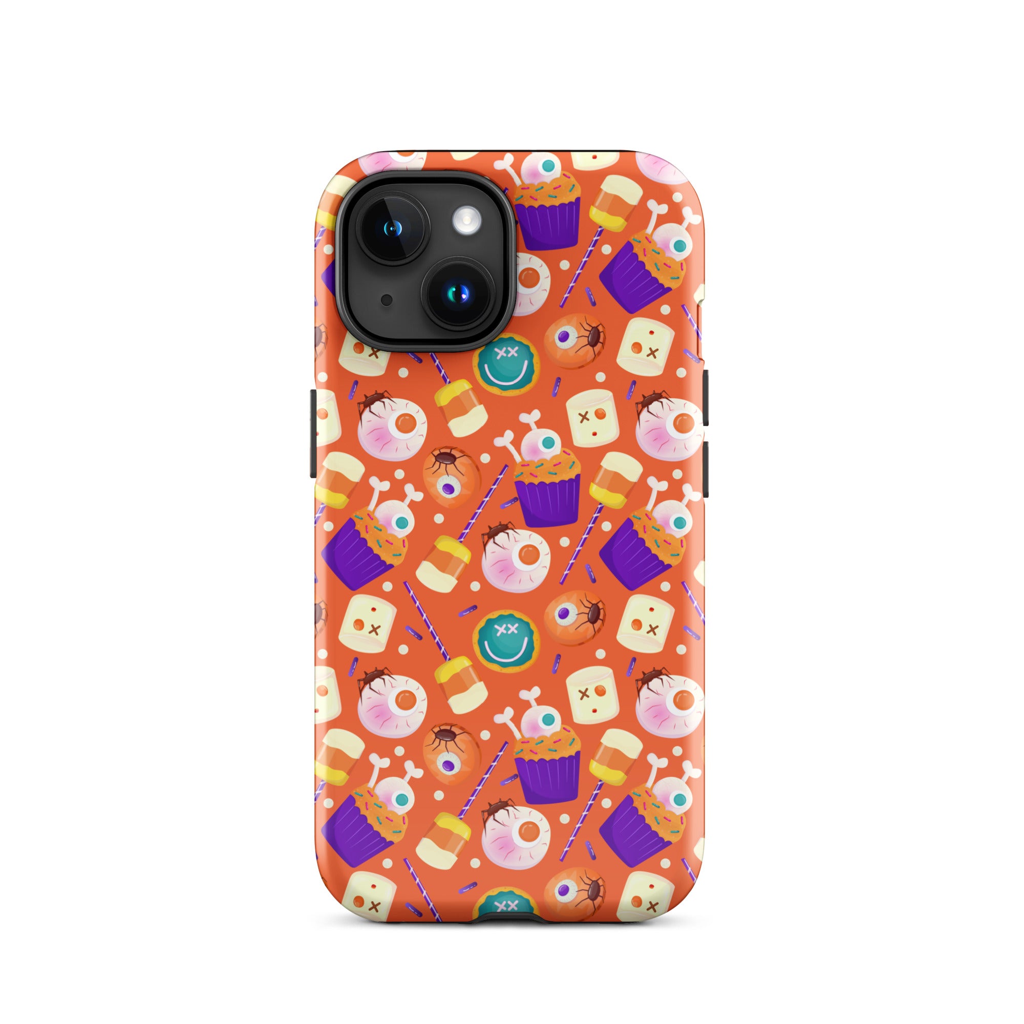 Halloween Trick or Treat Premium Shockproof iPhone Case - Cute Pumpkin Design for iPhone 14/13/12 Pro Max - Perfect for Halloween Parties, Costume Events & Spooky Decorations