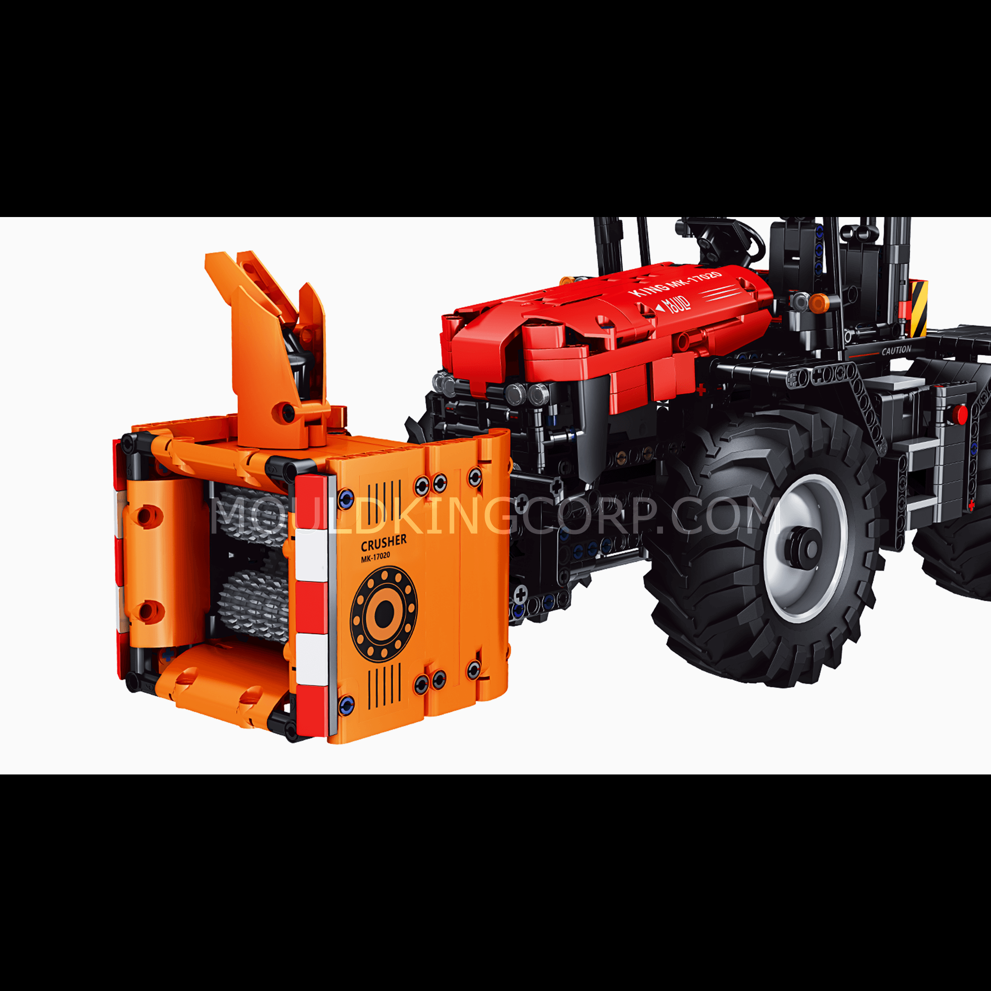 MOULD KING 17020 Remote Control Tractor Building Kit - 2,716 PCS STEM Toy for Adults & Kids | Perfect for Construction Play, DIY Projects & Collectors | Compatible with Major Building Brick Brands