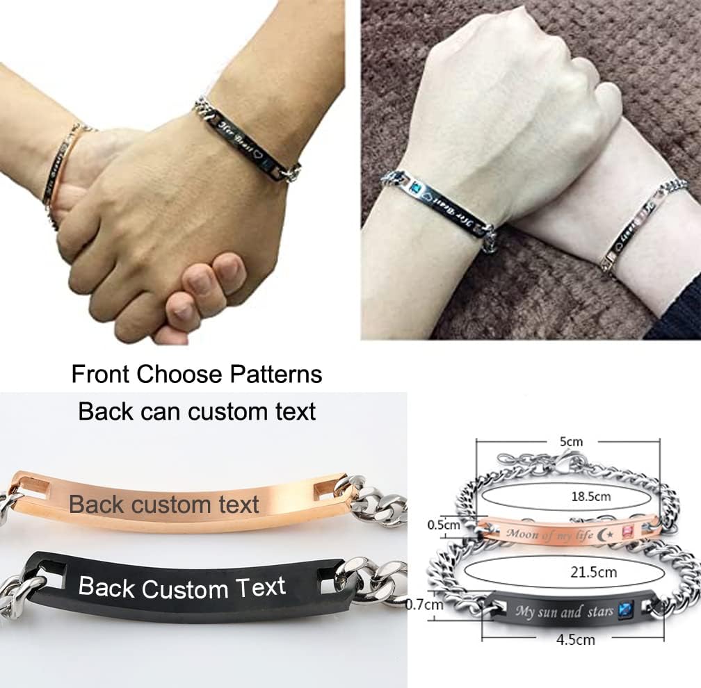 Personalized Engraved Cuff Bangle Bracelet - 6mm Width Custom Name & Inspirational Quote Bracelet for Men & Women - Minimalist Open Cuff Jewelry for Daily Wear, Gifts & Special Occasions