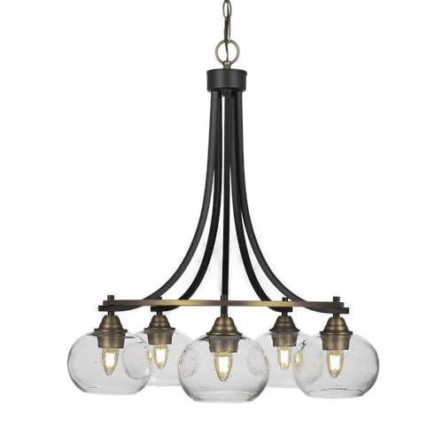 2-Light Brushed Nickel Bathroom Vanity Light Fixture - Modern Sconce for Bathroom Mirror Lighting (3422-BN-530) - Perfect for Master Bath, Powder Room & Spa Decor