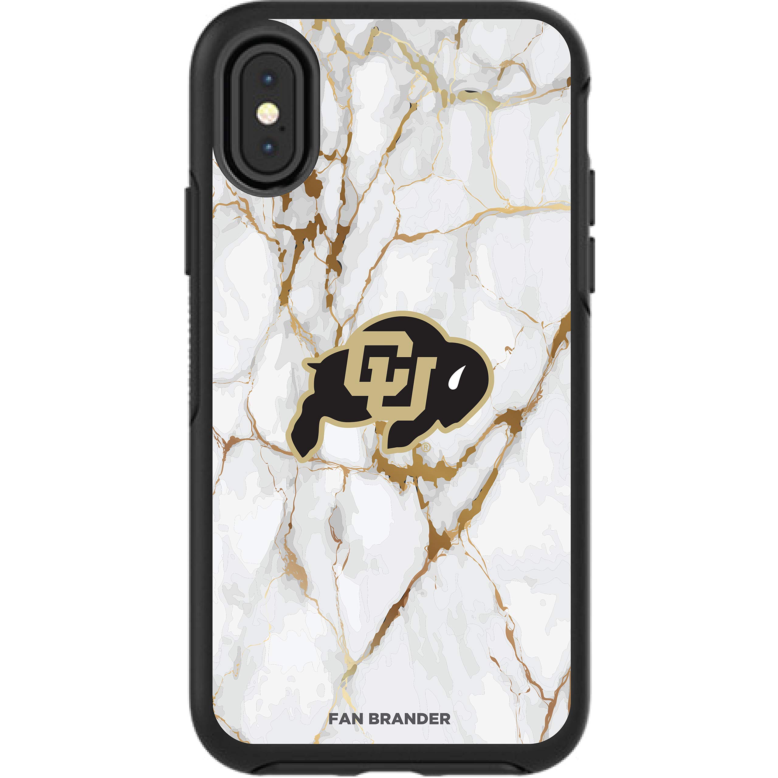 NCAA OtterBox Symmetry iPhone Case - White Marble Design for Apple iPhone | Durable Protection for Daily Use