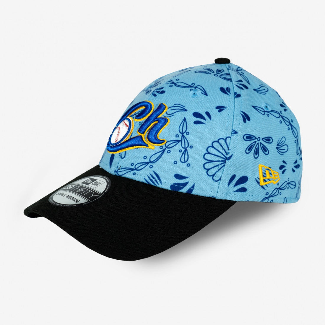 New Era 39THIRTY Day of the Dead Snapback Cap - Stylish Skull Design for Halloween, Dia de los Muertos Celebrations & Casual Wear