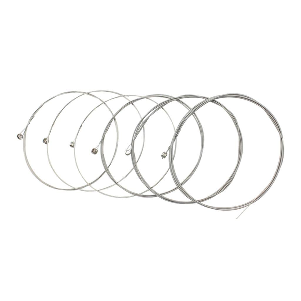 Premium 6-Pack Nickel Electric Guitar Strings - High-Quality Replacement Strings for Rock, Blues & Metal - Perfect for Fender, Gibson & Ibanez Guitars - Ideal for Live Performances, Studio Recording & Practice Sessions