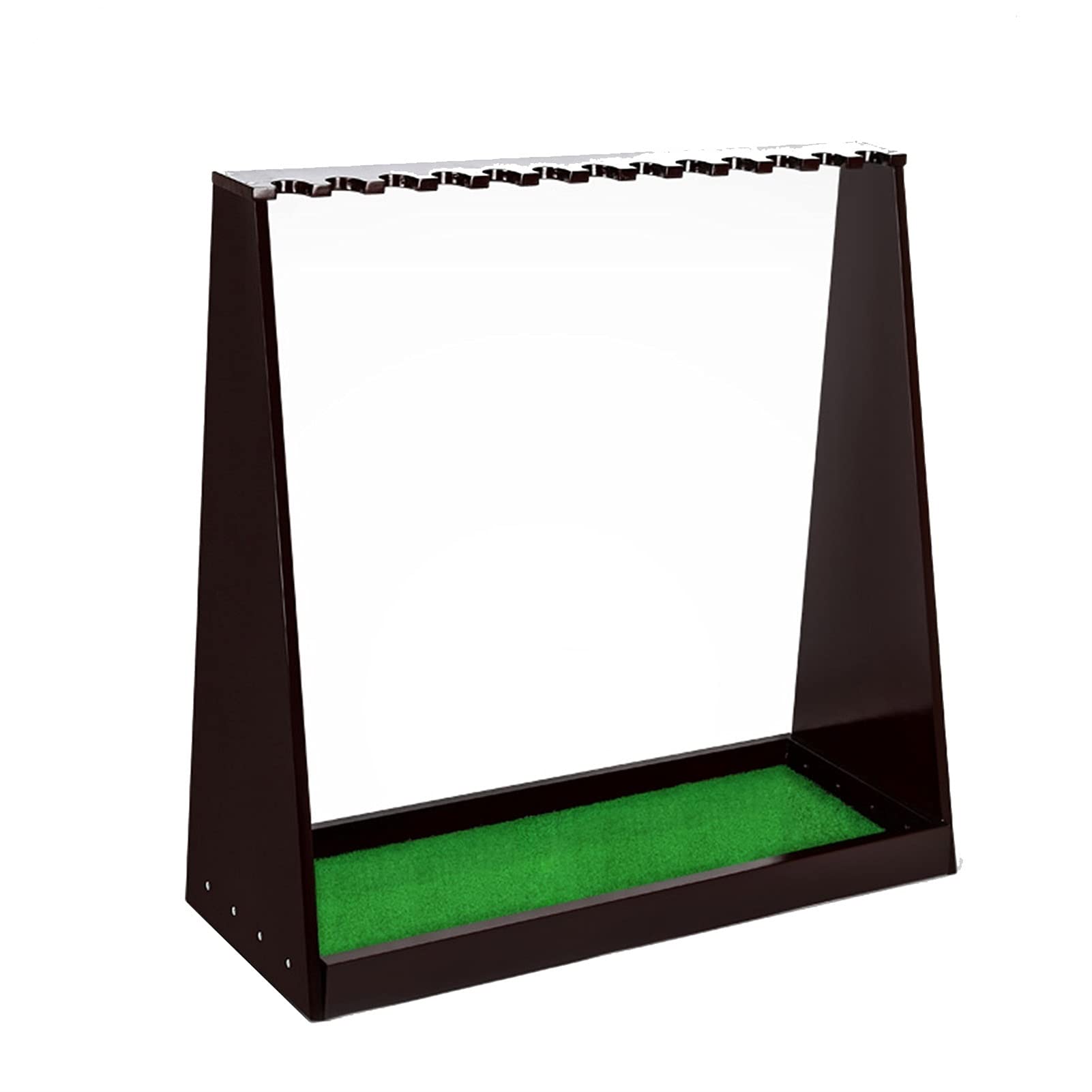 Premium Solid Wood Golf Club Organizer Stand - 13 Hole Golf Club Display Rack & Cue Storage Shelf (80×30×80cm) for Indoor/Outdoor Use - Perfect for Home, Office, or Golf Course Organization