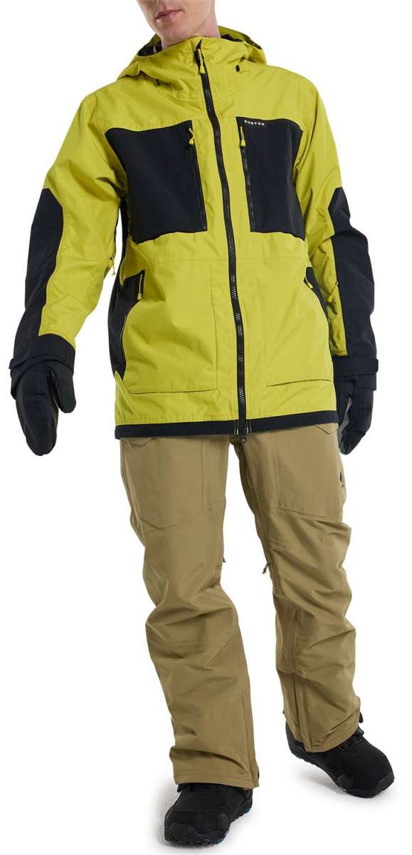 Burton Frostner 2L Waterproof Jacket for Men & Women 2024 - Lightweight Winter Snowboarding Coat for Skiing, Hiking & Outdoor Adventures