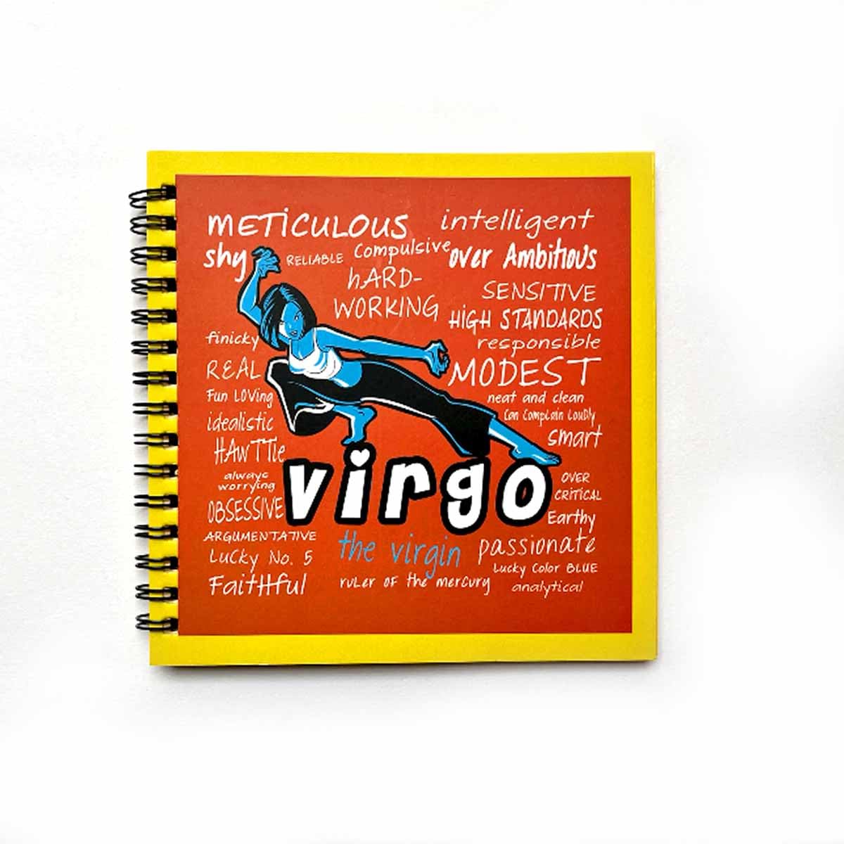 Personalized Zodiac Sign Notebook - 5.5x5.5cm Mini Journal with 35 Ruled Pages for Daily Writing, Note Taking & Gift Giving | Astrology-Themed Diary for Students, Office & Creative Journaling