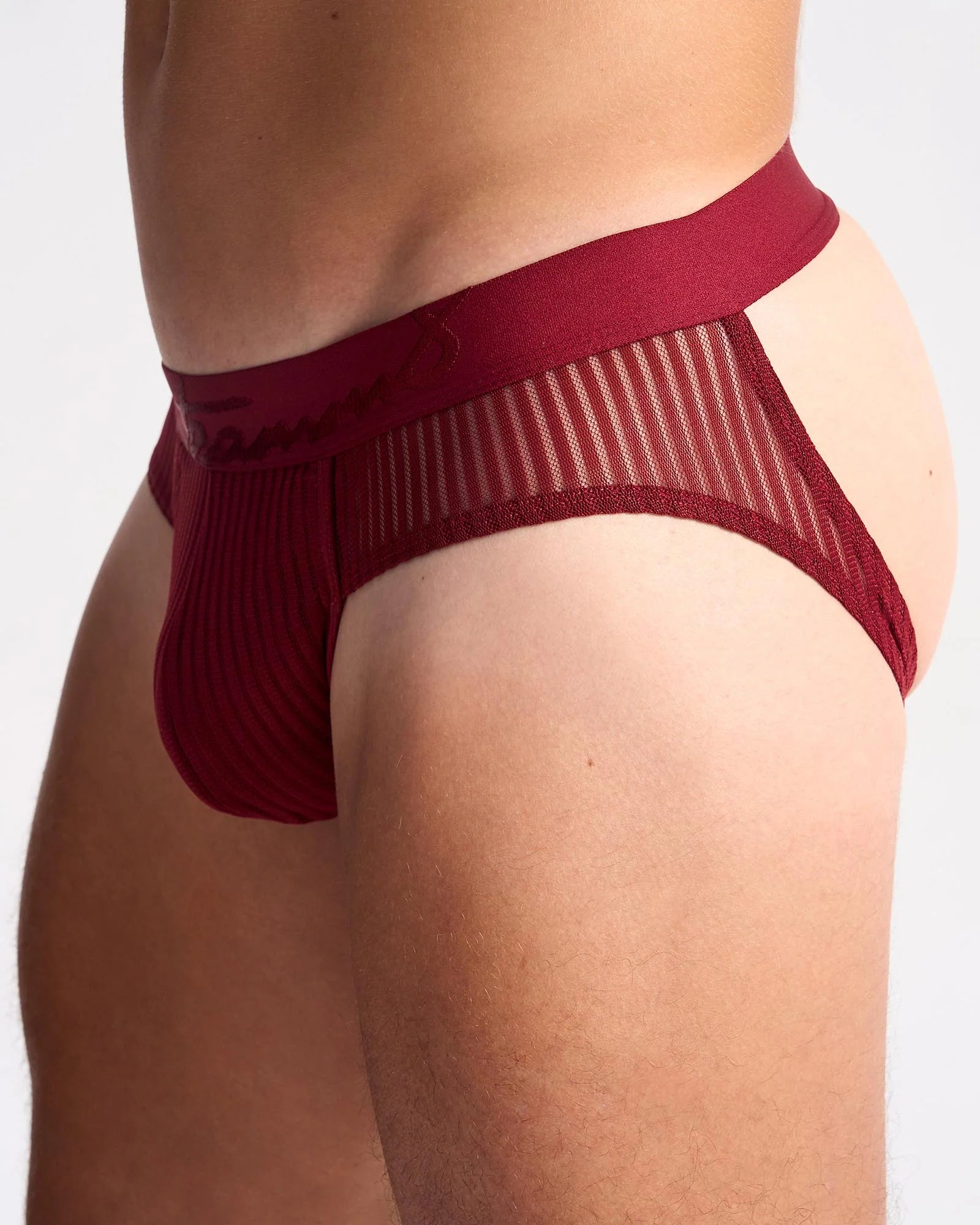 Teamm8 Casanova Mesh Jockstrap Cherry Red - Breathable & Comfortable Athletic Support for Men - Perfect for Gym, Running, and Sports Activities