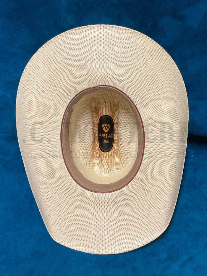 Ariat A73242 Bangora Straw Hat - Ivory & Tan - Perfect for Summer Outdoor Activities, Beach, and Gardening