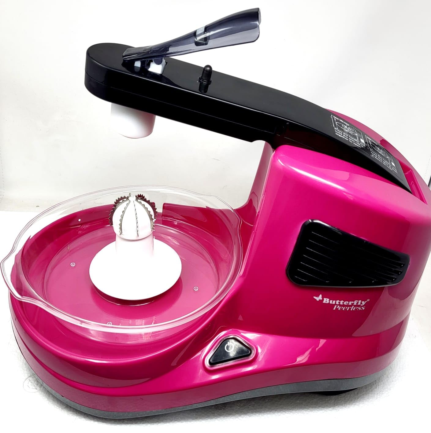 Peerless 3-Stone Wet Grinder with Atta Kneader & Coconut Scraper - 2L Capacity, 110V for USA & Canada - Perfect for Indian Cooking, Idli/Dosa Batter & Chapati Dough - Pink Kitchen Appliance