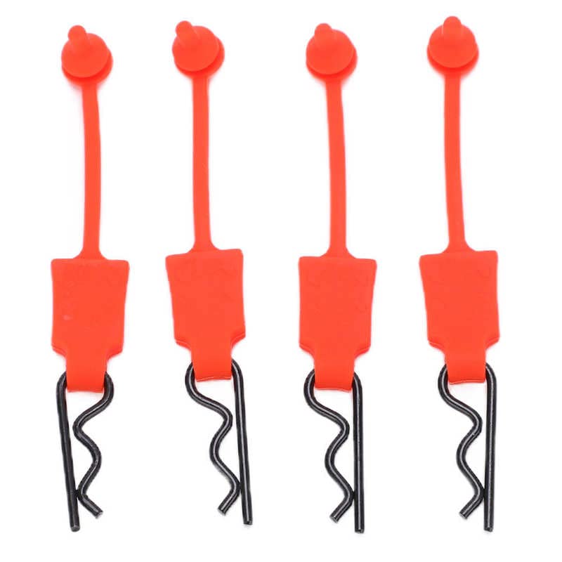 LYunce RC Car Shell Clips Pins - Easy to Install Replacement Parts for RC Car Body Repair - Compatible with Most RC Models (Red) - Perfect for DIY RC Car Maintenance and Upgrades