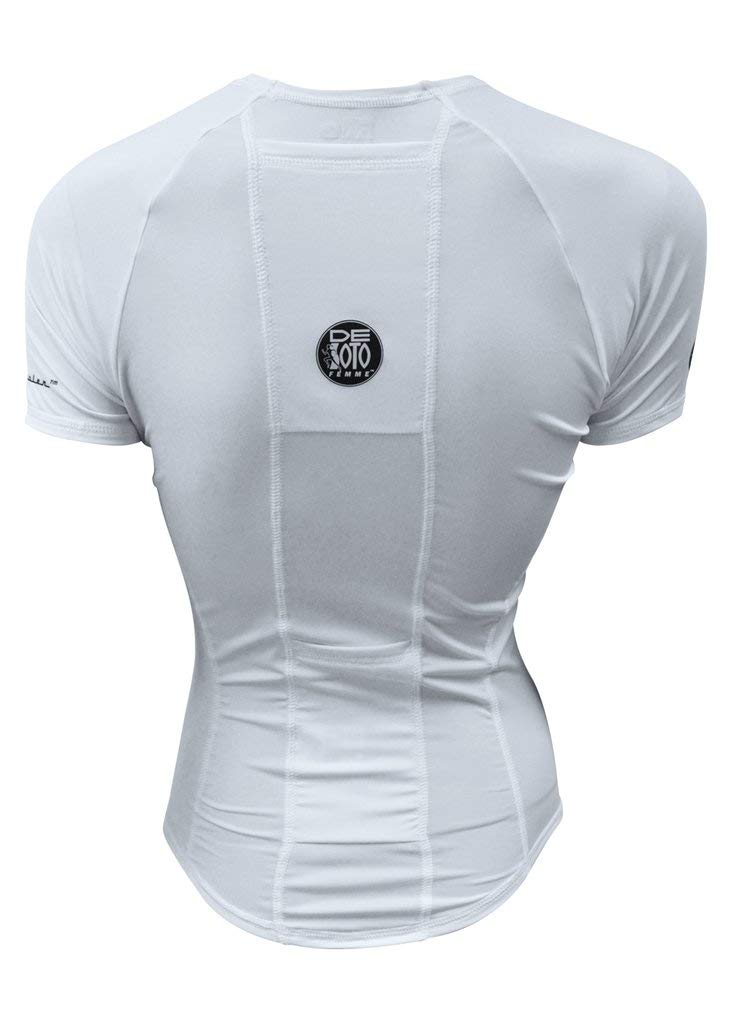 De Soto Femme Short Sleeve Skin Cooler Top - WSVSC1 | Women's Athletic Performance Shirt for Running, Cycling & Outdoor Sports | Moisture-Wicking & UV Protection Activewear