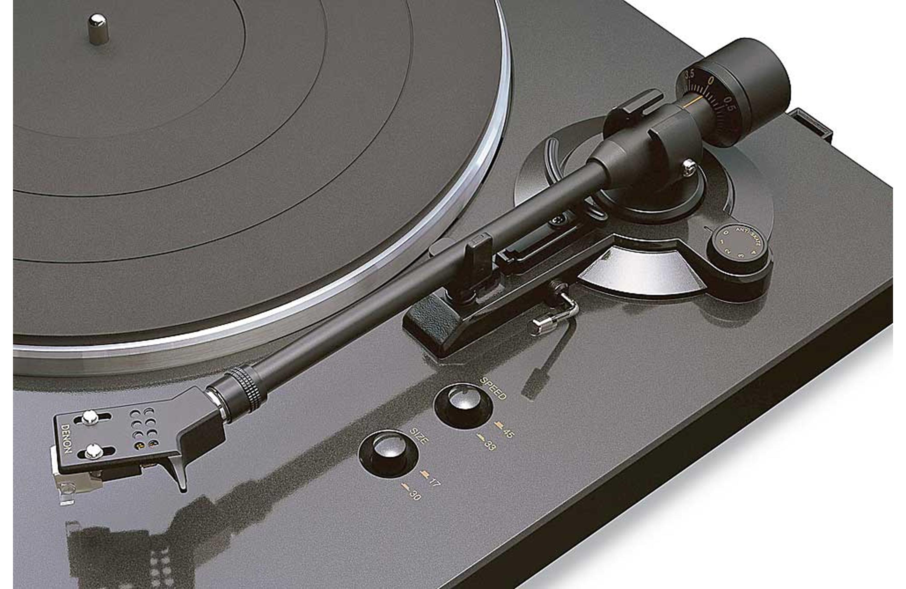 Denon DP-300F Fully Automatic Turntable with Ortofon 2M Red Cartridge - Premium Vinyl Record Player for Home Audio & DJ Setup - Perfect for Music Lovers & Audiophiles