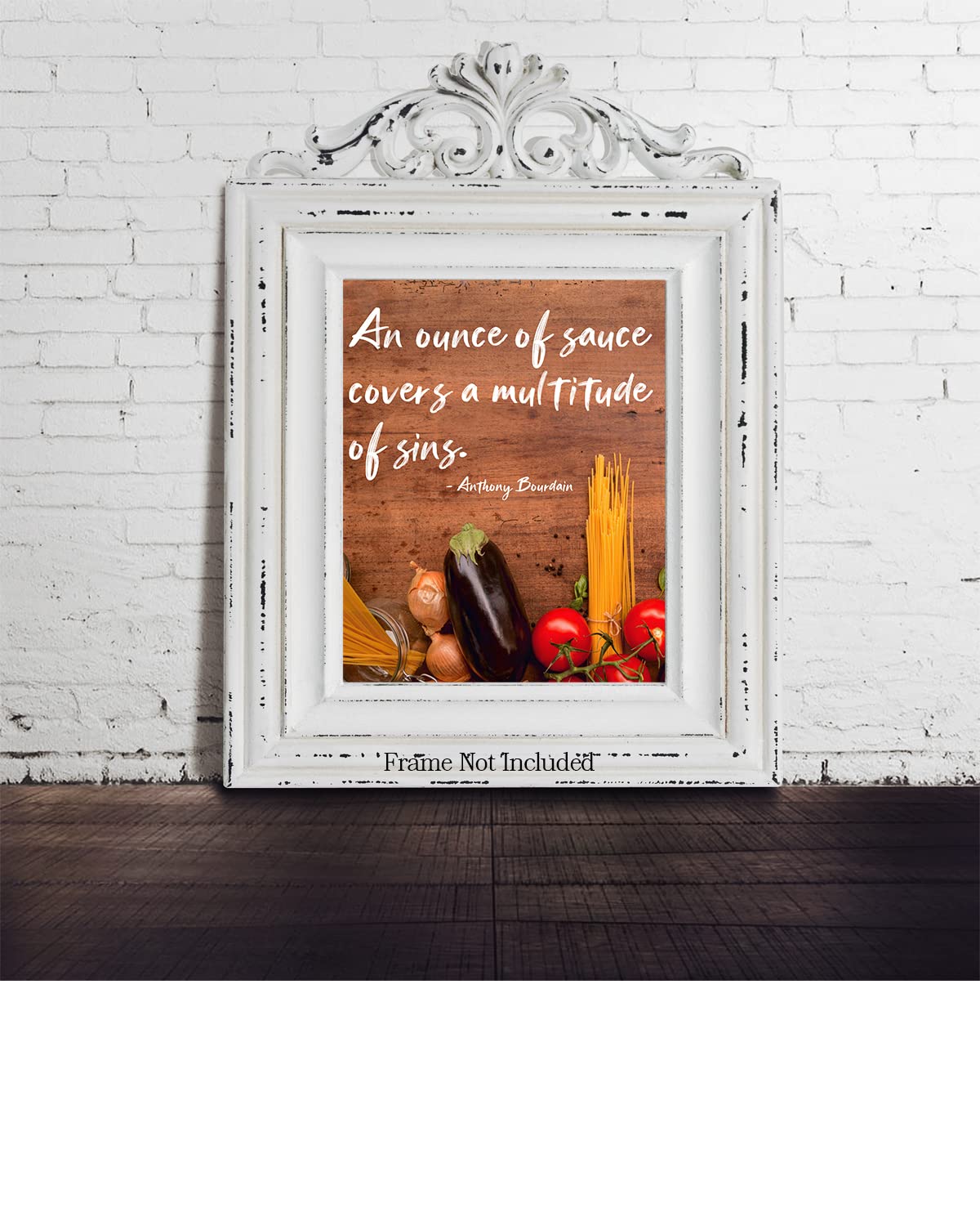 Anthony Bourdain Kitchen Wall Art - Chef Decor Poster 32x40 for Home & Restaurant