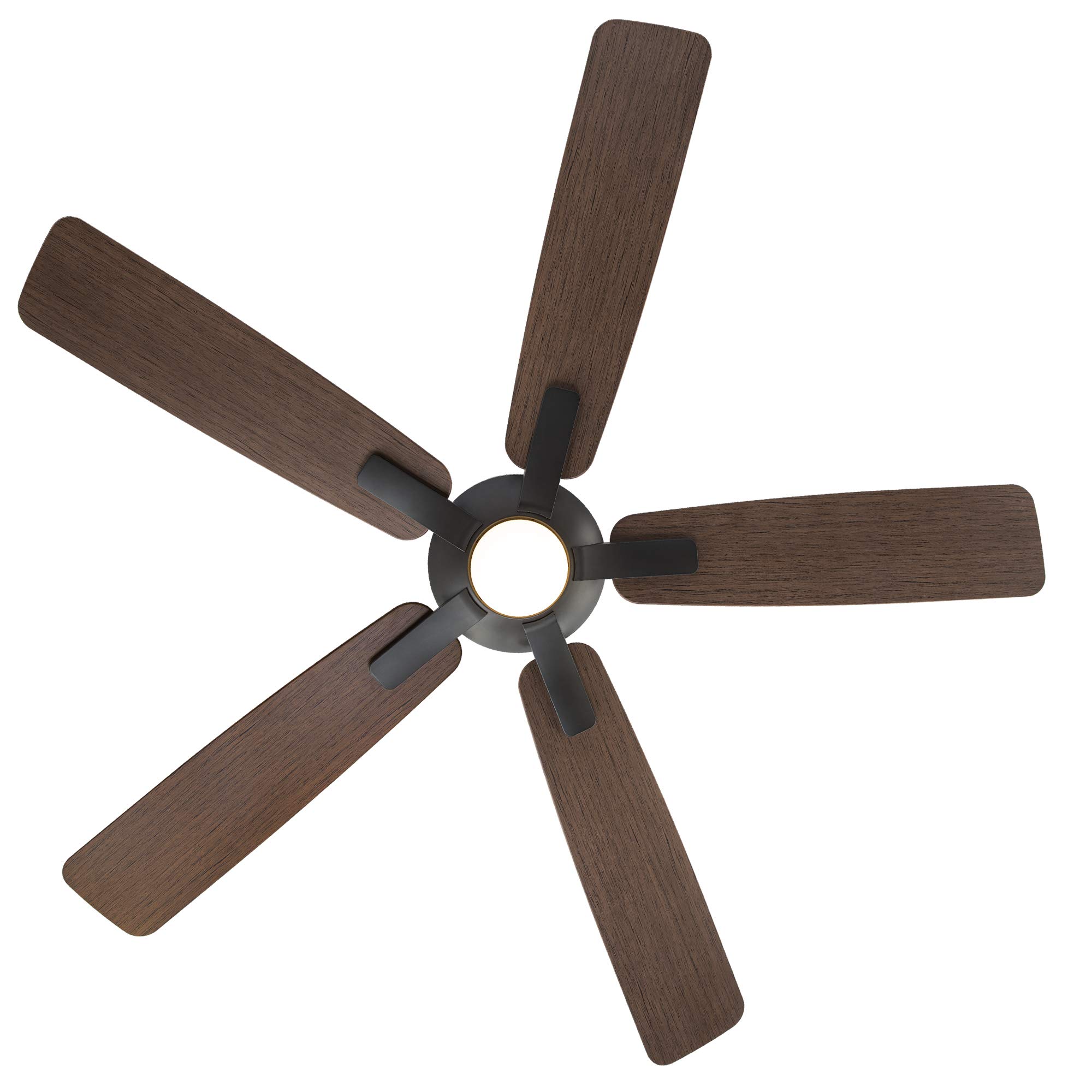 Mykonos 60in Smart Ceiling Fan with LED Light Kit, Remote Control, and Alexa/Google Assistant Compatibility for Indoor and Outdoor Use in Living Rooms, Bedrooms, and Patios