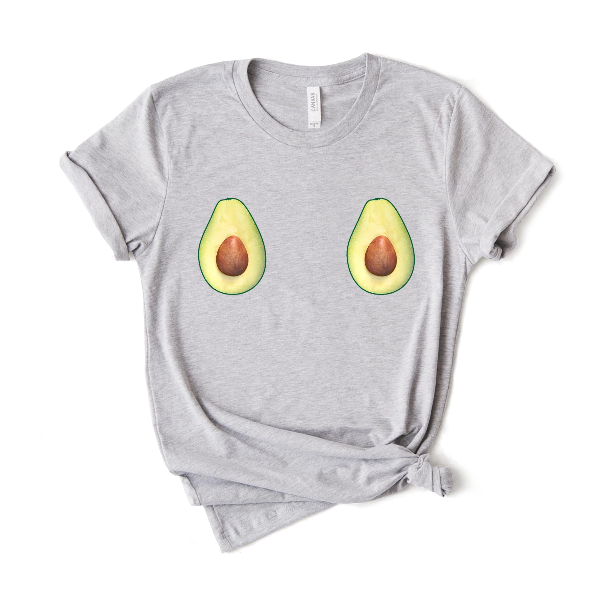 Avocado Print T-Shirt - Funny Vegan Gift for Women & Men - Soft Unisex Cotton Tee - Perfect for Plant Lovers, Gardening Enthusiasts & Eco-Friendly Lifestyle