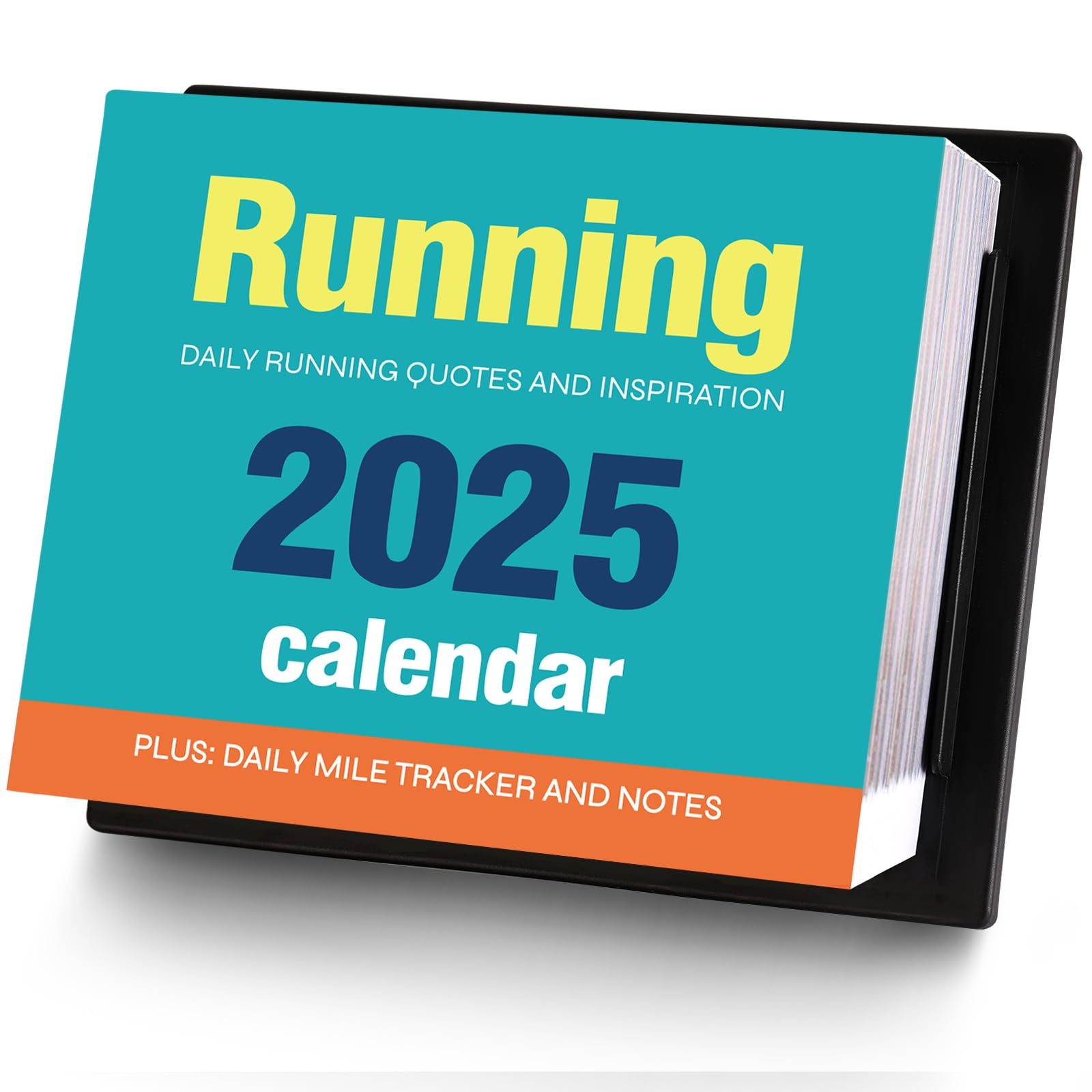 2025 Motivational Running Desk Calendar - 5×6 Inch Daily Planner with Inspirational Quotes for Runners | Jan-Dec 2025 | Perfect for Home Office, Gym Locker & Running Motivation