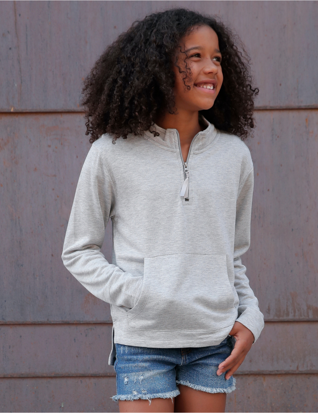 Opal Toddler Girls Quarter Zip Pullover Fleece Jacket - Soft & Warm Winter Outerwear for Baby Girls 1-3 Years - Perfect for Outdoor Play & Casual Wear