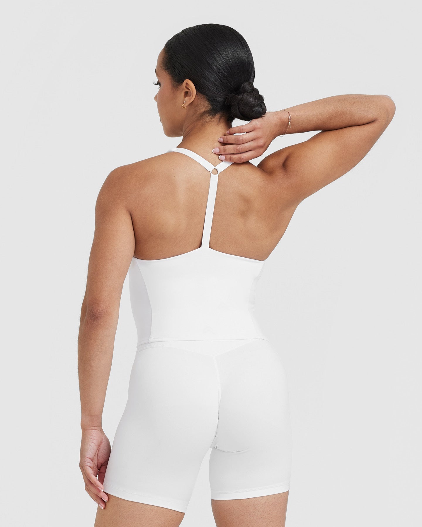 Timeless Square Neck Mid Vest for Women - Elegant White Summer Layering Piece | Perfect for Office Wear, Casual Outfits & Beach Cover-Ups
